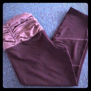 Grey/ Black Capri Exercise Pants by Glyder.